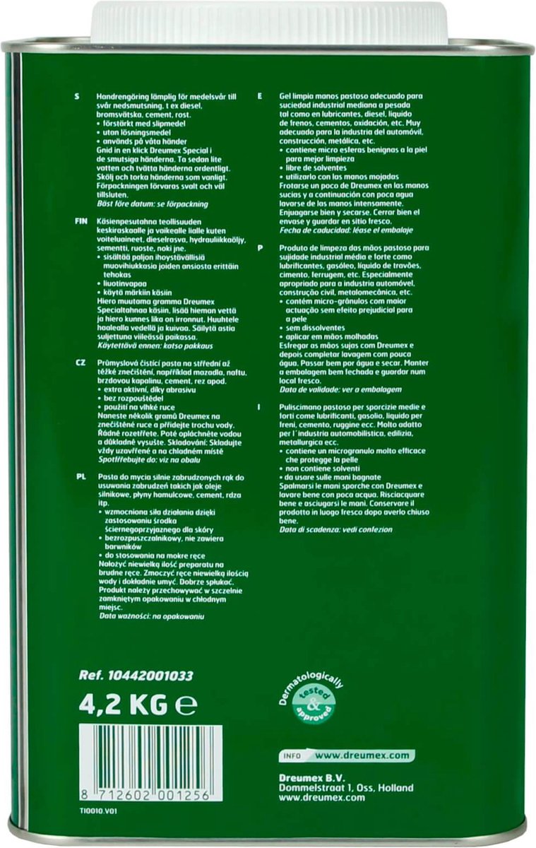 Dreumex HANDREINIGER SPECIAL WIT 4,2 LT