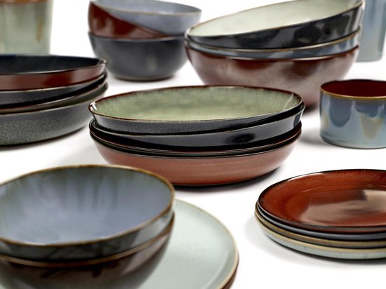 Serax Terres de Rêves Pastabord Ø 23,5 cm - Blauw