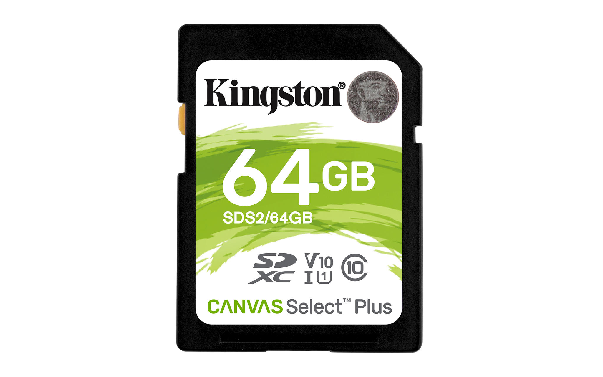 Kingston Canvas Select Plus 64GB SD kaart - Zwart