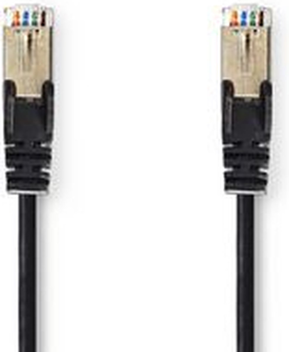 CAT5e SF/UTP kabel zwart 5m