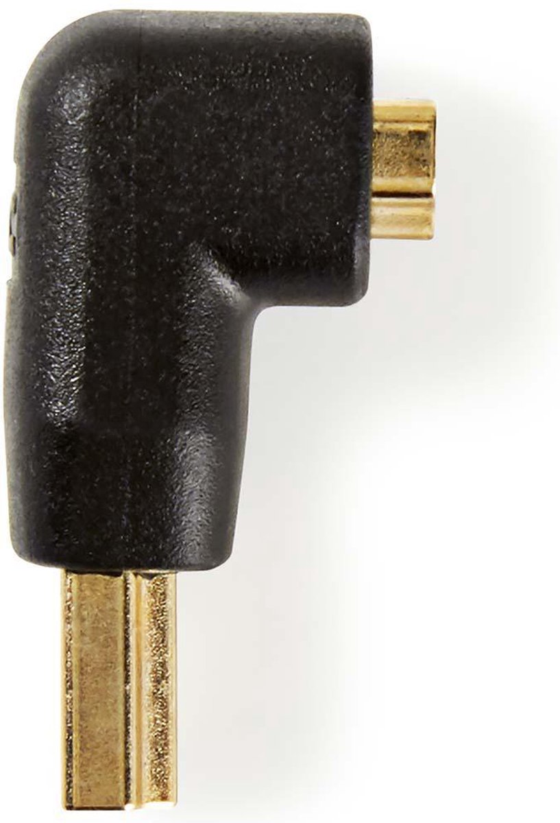 Nedis haakse HDMI adapter - Zwart