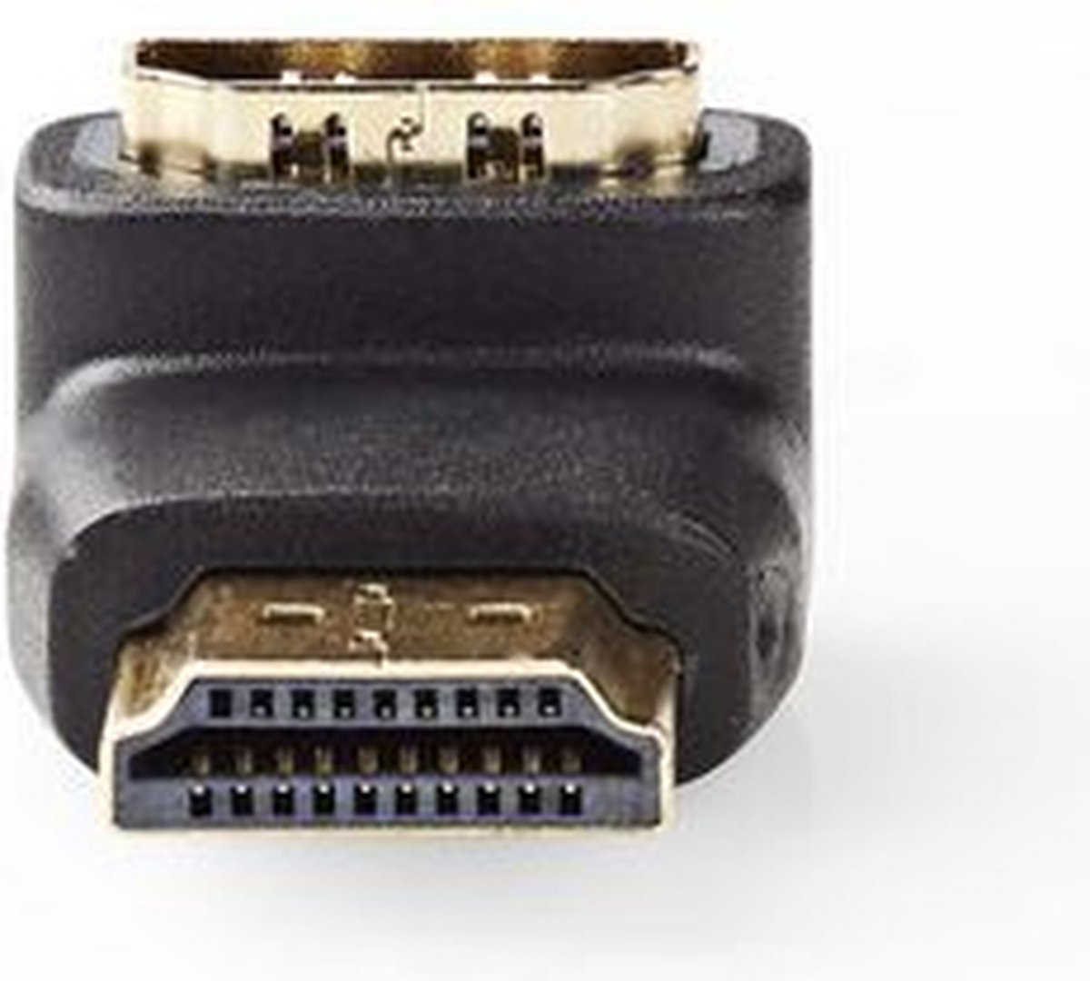 Nedis haakse HDMI adapter - Zwart