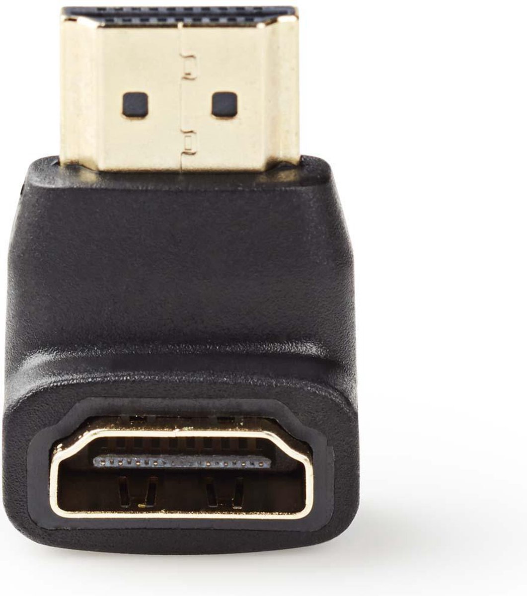 Nedis haakse HDMI adapter - Zwart