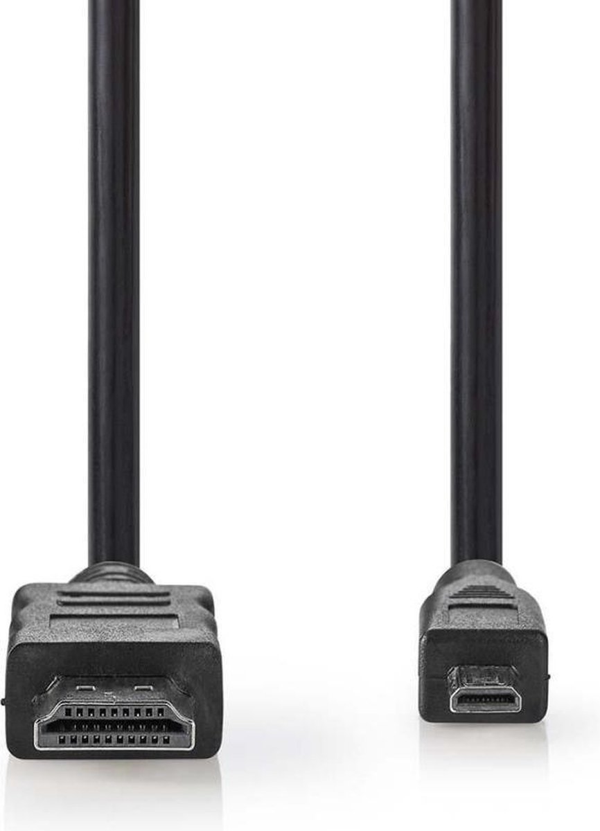 Nedis Micro HDMI naar HDMI 2m - Zwart