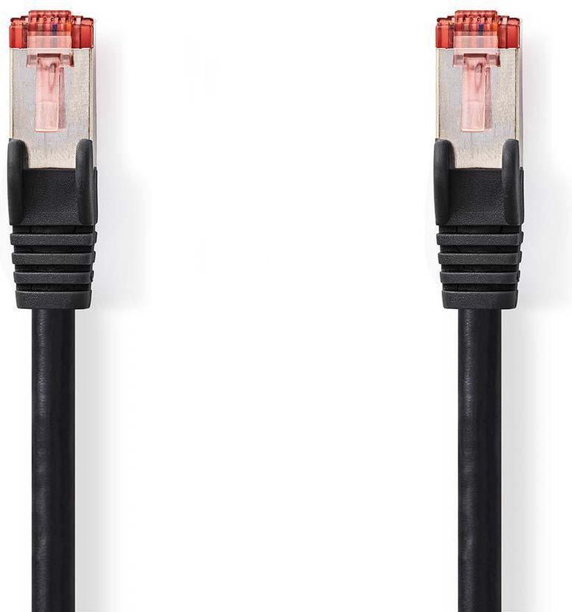 CAT6 S/FTP kabel 10m zwart