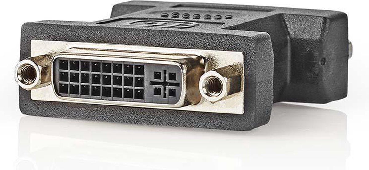Nedis DVI-I adapter F/F zwart