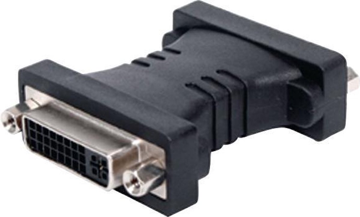 Nedis DVI-I adapter F/F zwart
