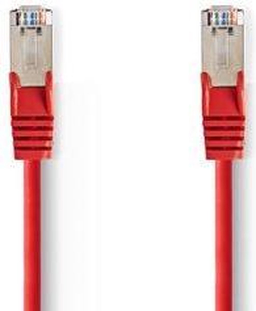 CAT5e SF/UTP kabel rood 1m
