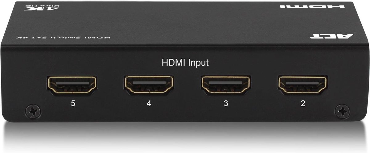 ACT 5 poorts HDMI switch