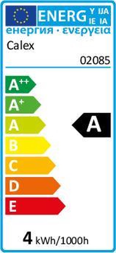 Calex LED E27 4W Megaglobe 34 cm Flex Filament Lichtbron - Goud