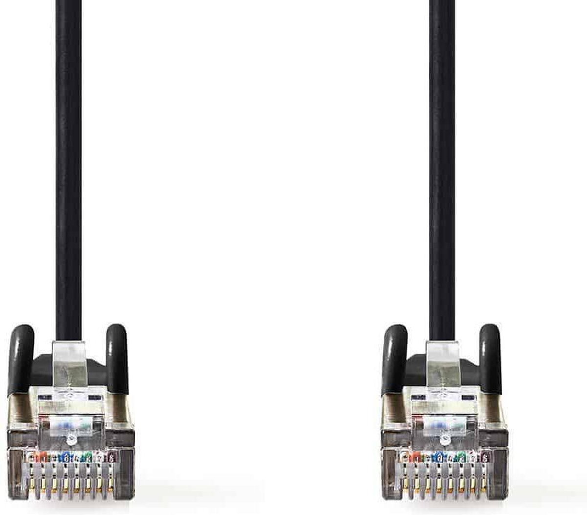 CAT5e SF/UTP kabel zwart 1m