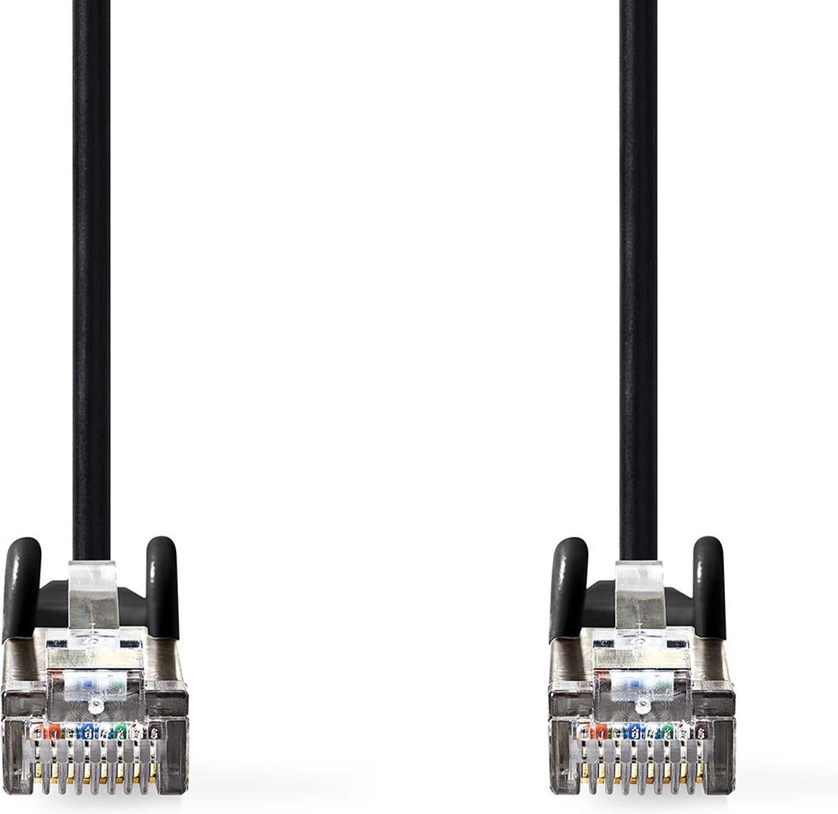CAT5e SF/UTP kabel zwart 1m