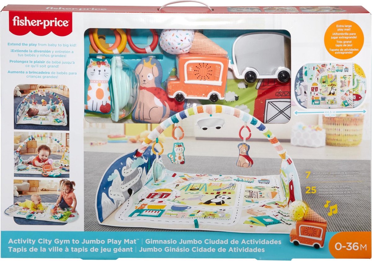 Fisher Price Fisher-Price City Activity Center met Jumbo speelmat