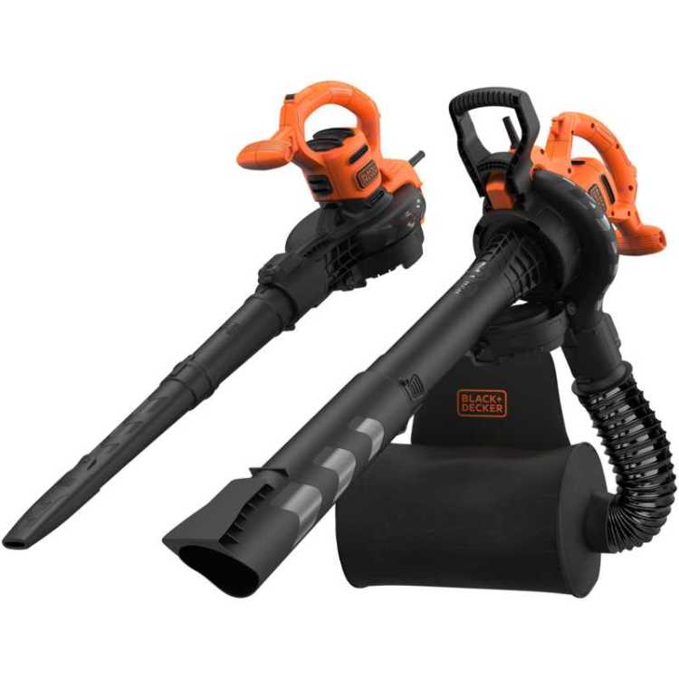 BLACK+DECKER Blac Elektro-Laubsauger BEBLV290-QS 3in1