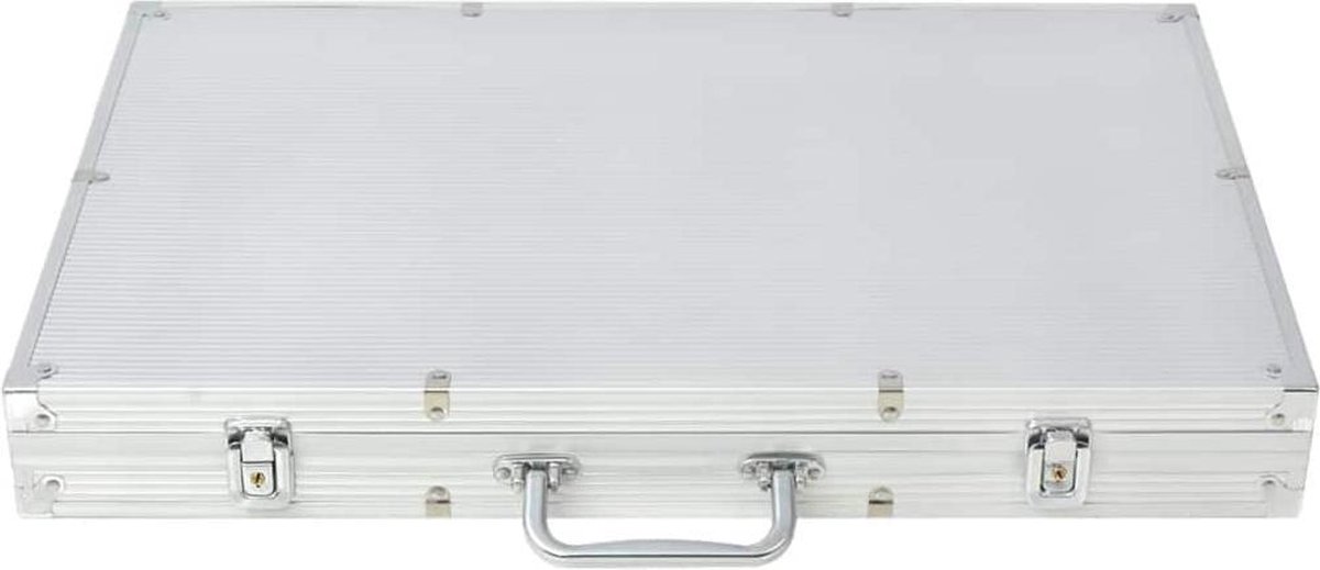 Vidaxl Pokerset Met 1000 Chips Aluminium