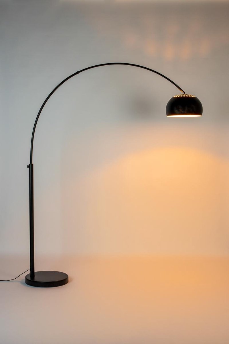 Zuiver Metal Bow Vloerlamp - Zwart
