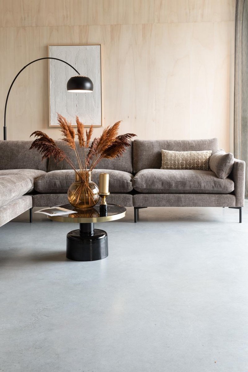 Zuiver Metal Bow Vloerlamp - Zwart