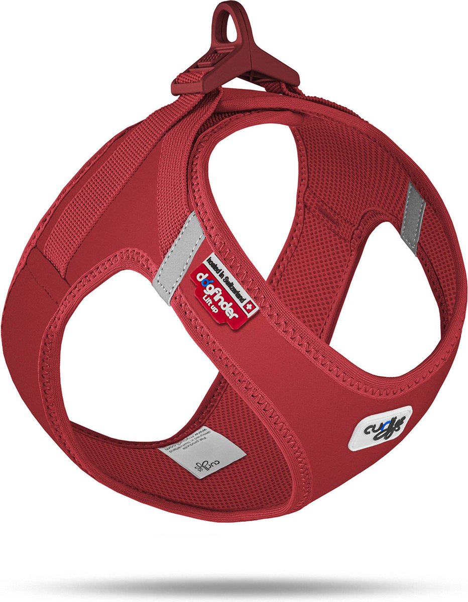 Curli Hondentuig Clasp Vest Harness - Rood