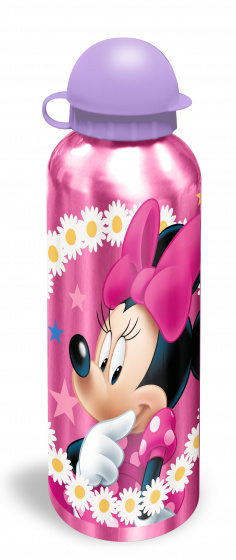 Disney drinkfles Minnie Mouse 500 ml aluminium roze