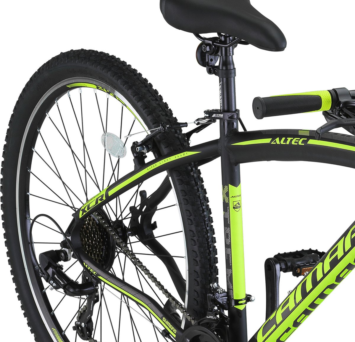 Altec Camaro Mountainbike 27,5 inch V-Brakes Black/Green 21v