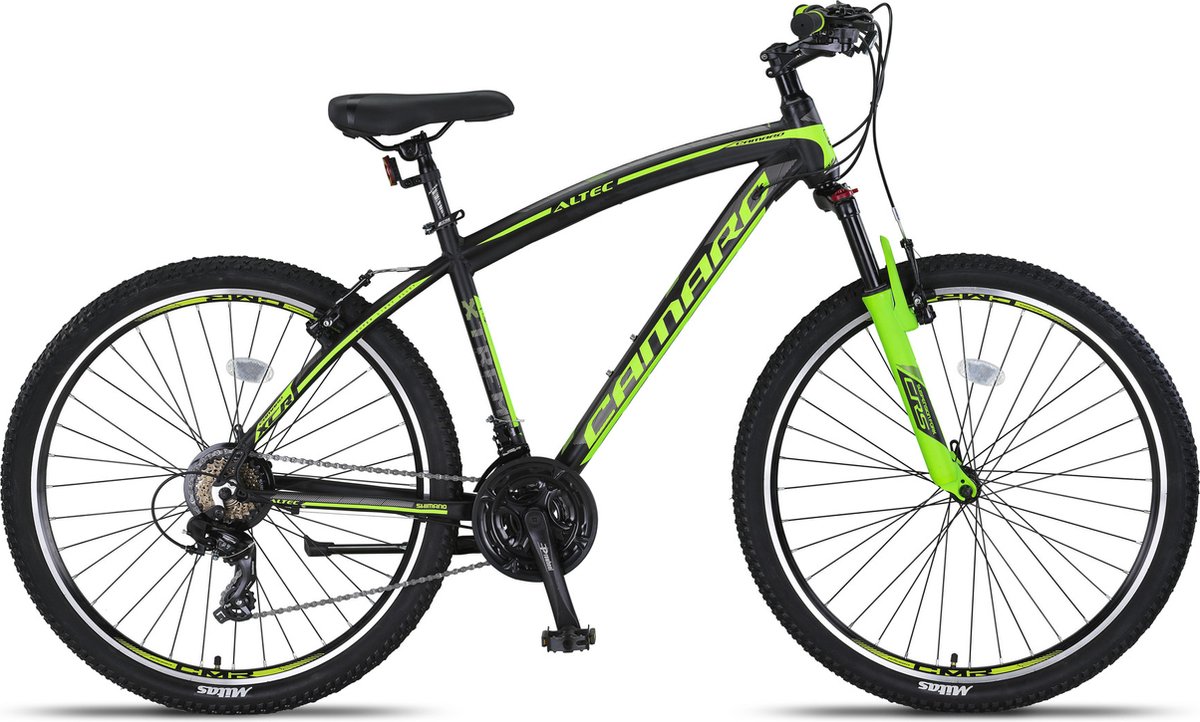 Altec Camaro Mountainbike 27,5 inch V-Brakes Black/Green 21v