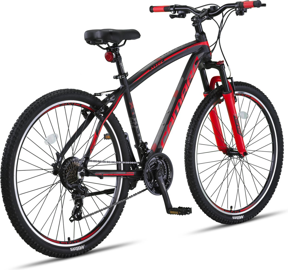 Altec Camaro Mountainbike 27,5 inch V-Brakes Black/Red 21v