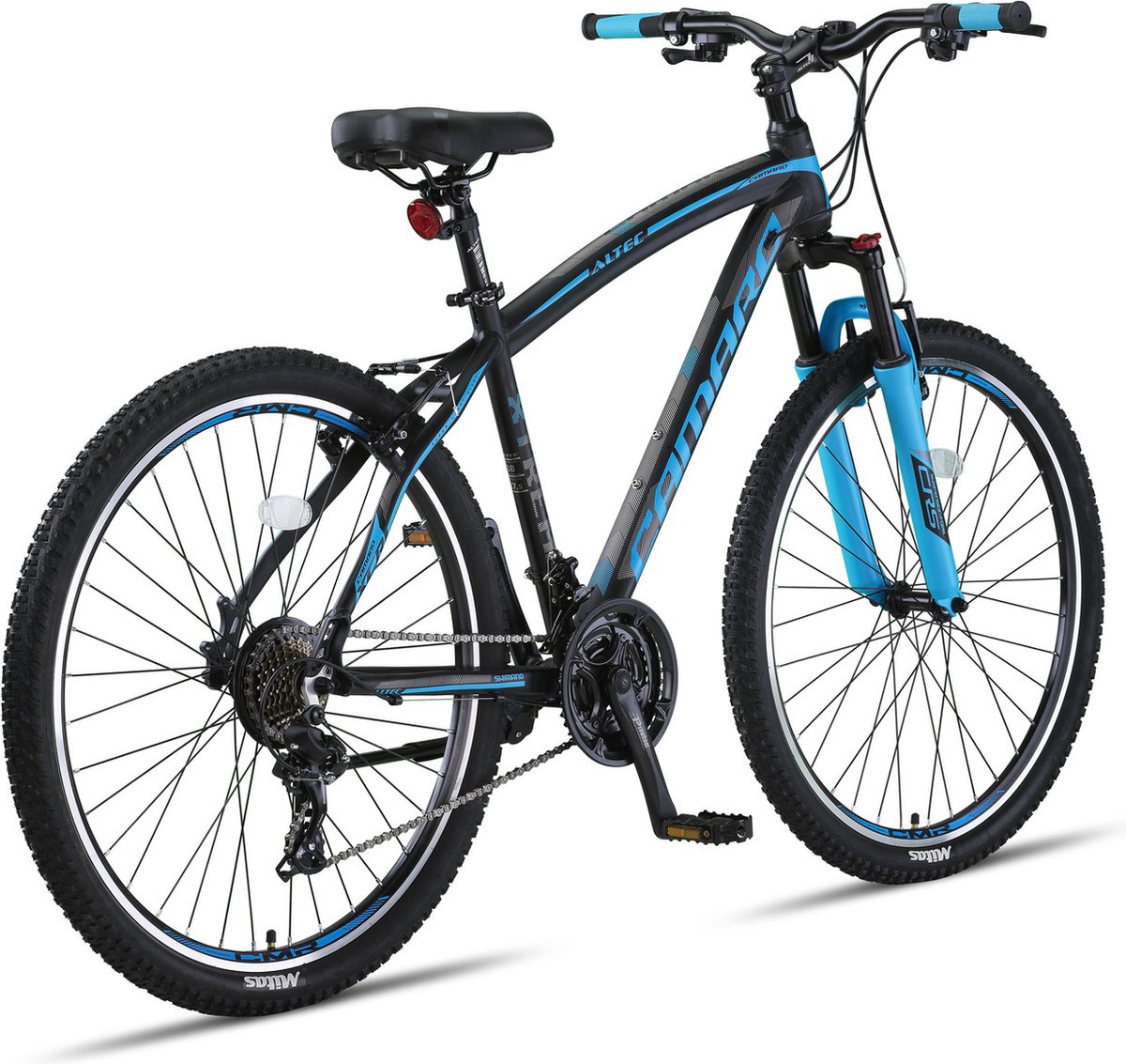 Altec Camaro Mountainbike 27,5 inch V-Brakes Black/Blue 21v