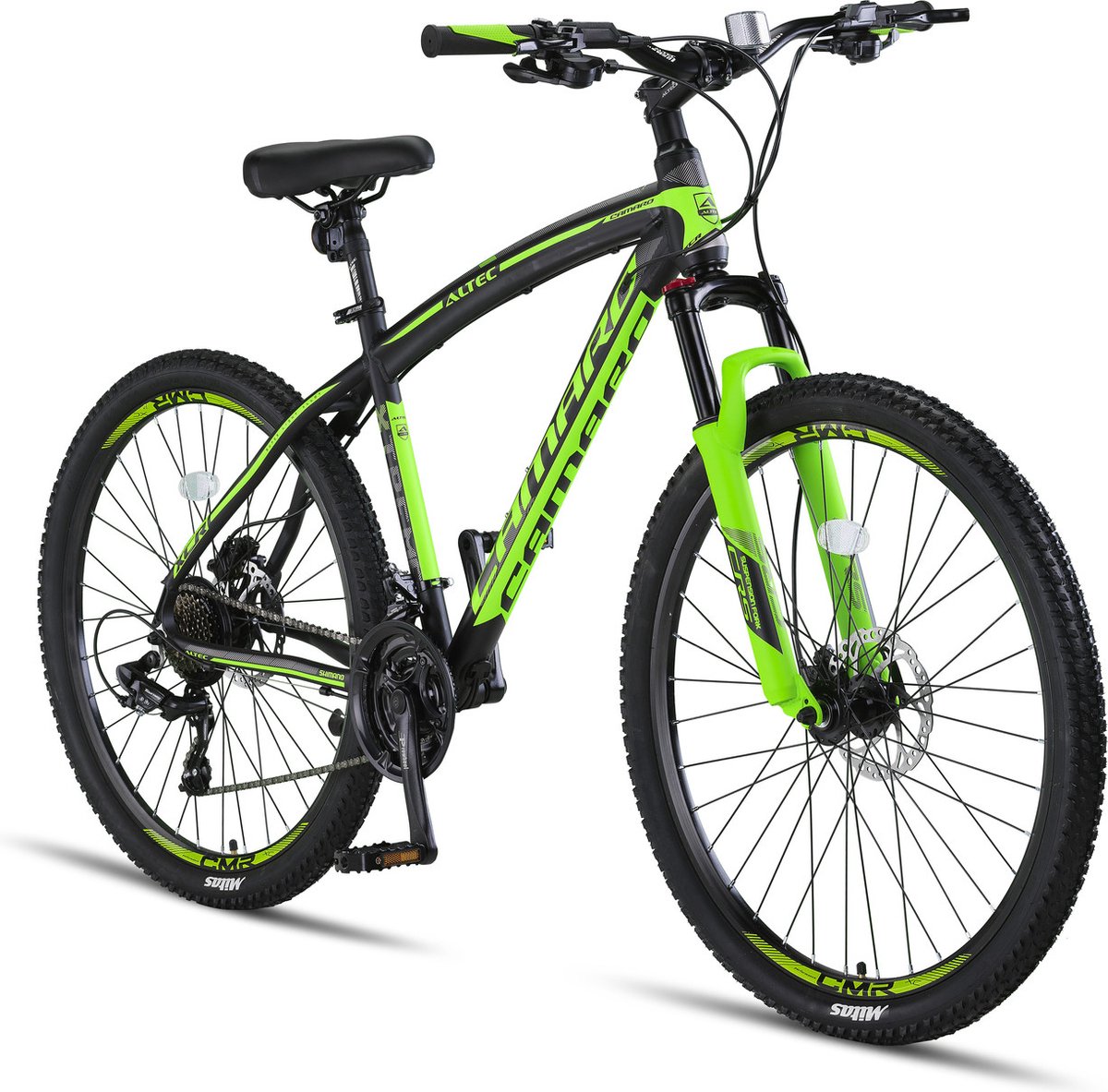 Altec Camaro Mountainbike 27,5 inch Schijfremmen Black/Green 21v