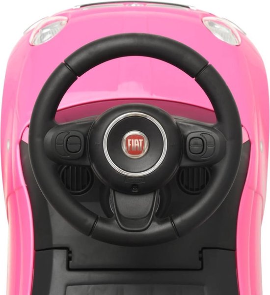 Vidaxl Loopauto Fiat 500 - Roze