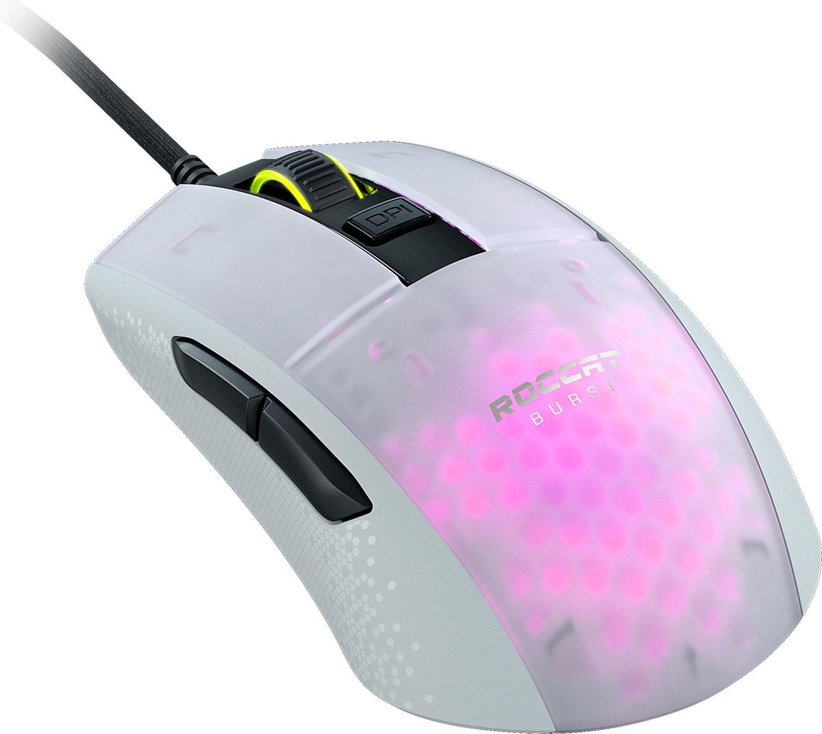 Roccat Burst Pro Gaming Muis - Wit