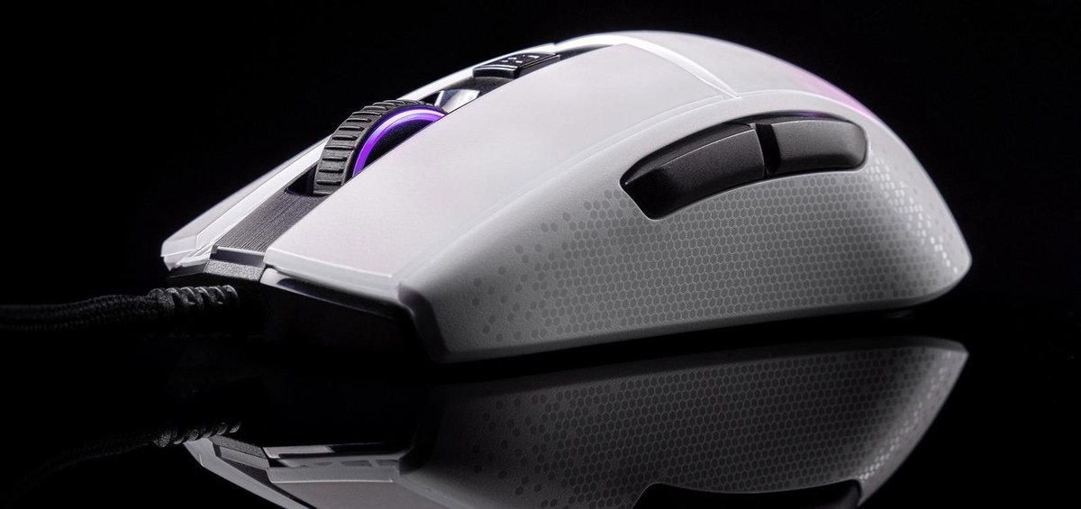 Roccat Burst Pro Gaming Muis - Wit