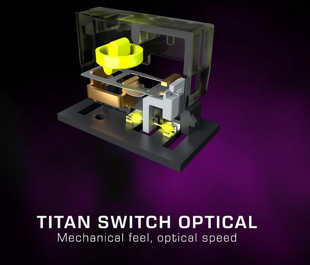 Roccat Burst Pro Gaming Muis - Wit