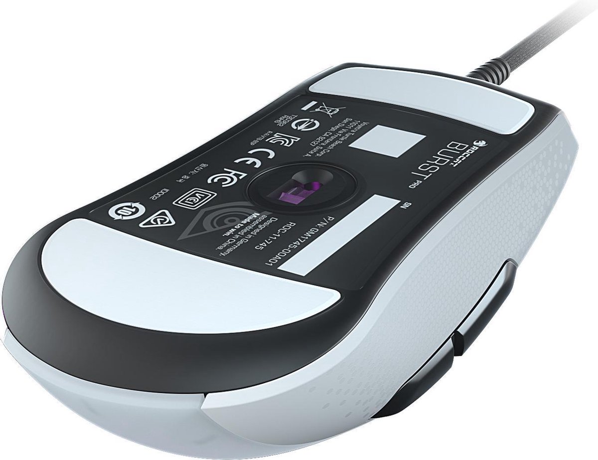 Roccat Burst Pro Gaming Muis - Wit