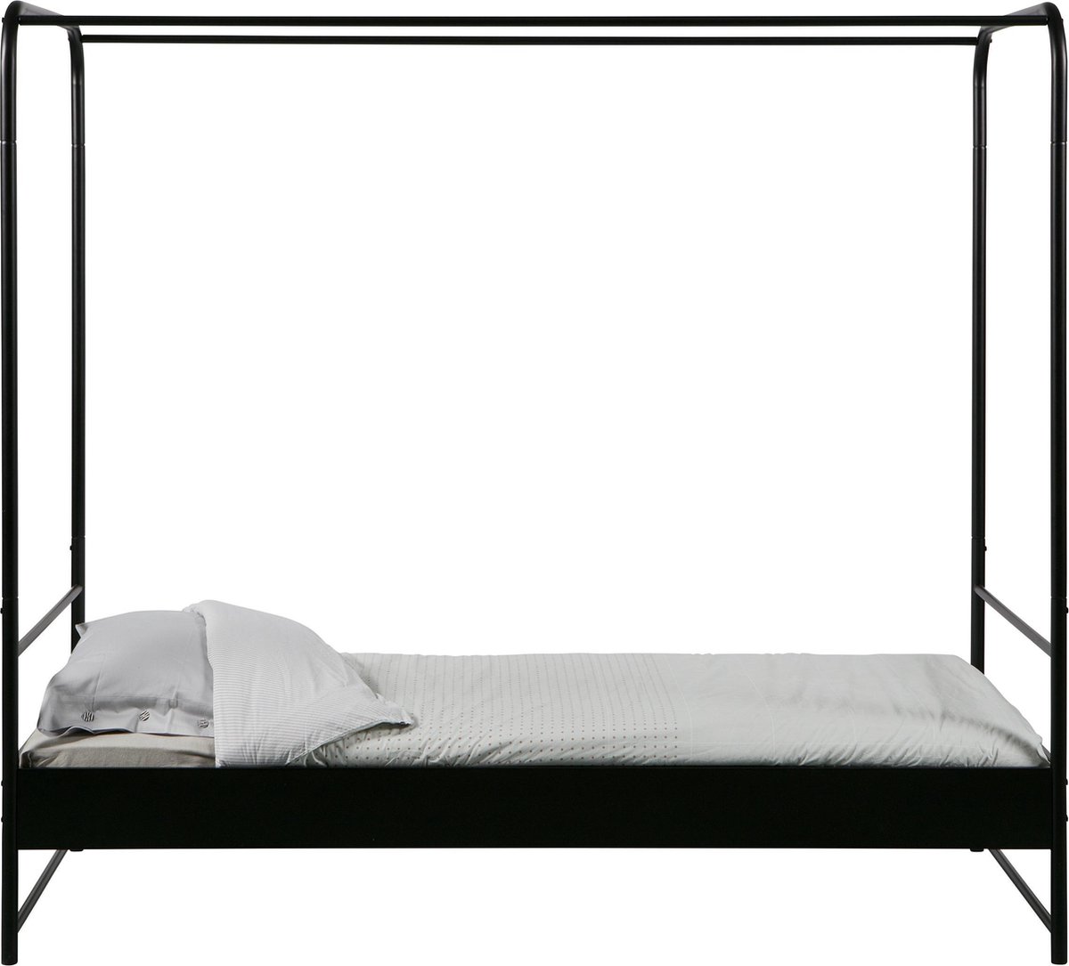 vtwonen Bunk Hemelbed 90 x 200 cm - Zwart