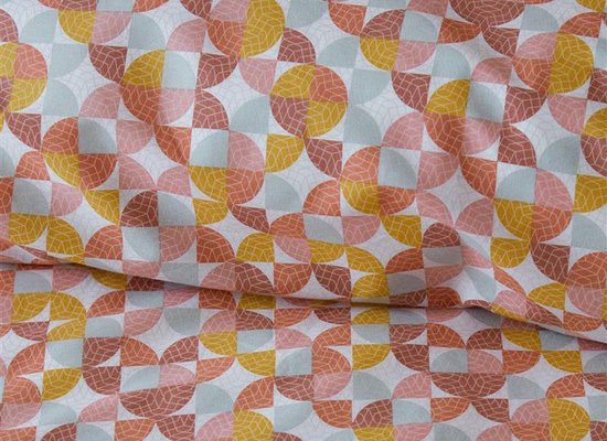 Beddinghouse Retro Grid Dekbedovertrek - 1-persoons (140x200/220 Cm + 1 Sloop) - Katoen - Red - Rood