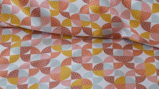 Beddinghouse Retro Grid Dekbedovertrek - 2-persoons (200x200/220 Cm + 2 Slopen) - Katoen - Red - Rood