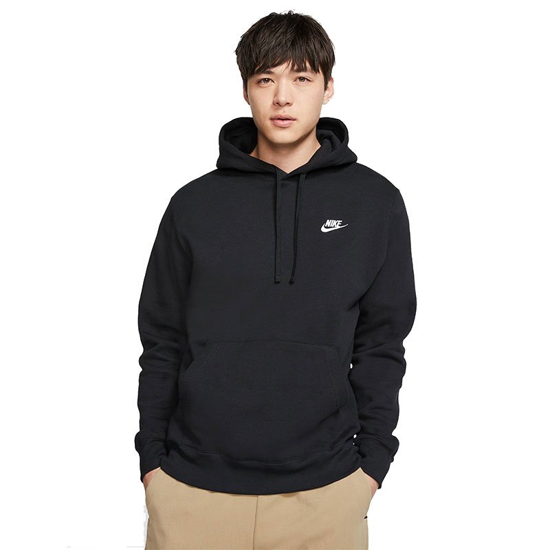 Nike - Club - Hoodie in - Zwart