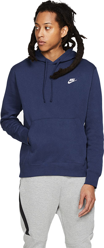 Nike Club - Hoodie in marine - Blauw