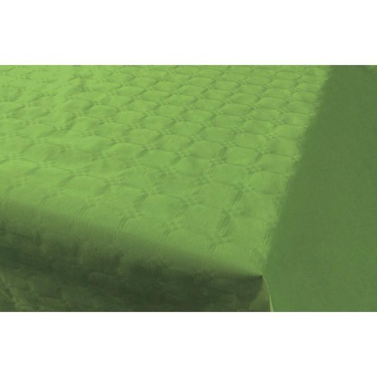 Haza Original Licht Papieren Tafellaken/tafelkleed 800 X 118 Cm Op Rol - Lichte Thema Tafeldecoratie Versieringen - Groen