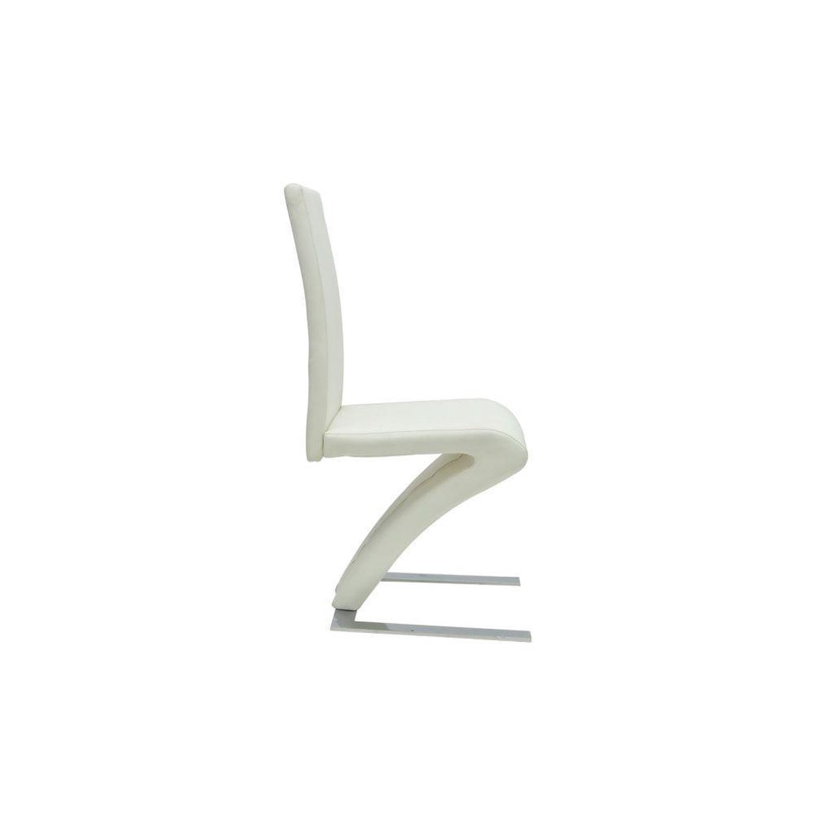Vidaxl Eetkamerstoelen 2 St Kunstleer - Wit