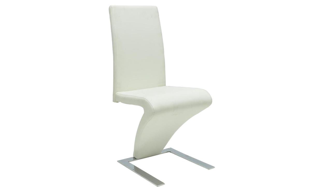 Vidaxl Eetkamerstoelen 2 St Kunstleer - Wit