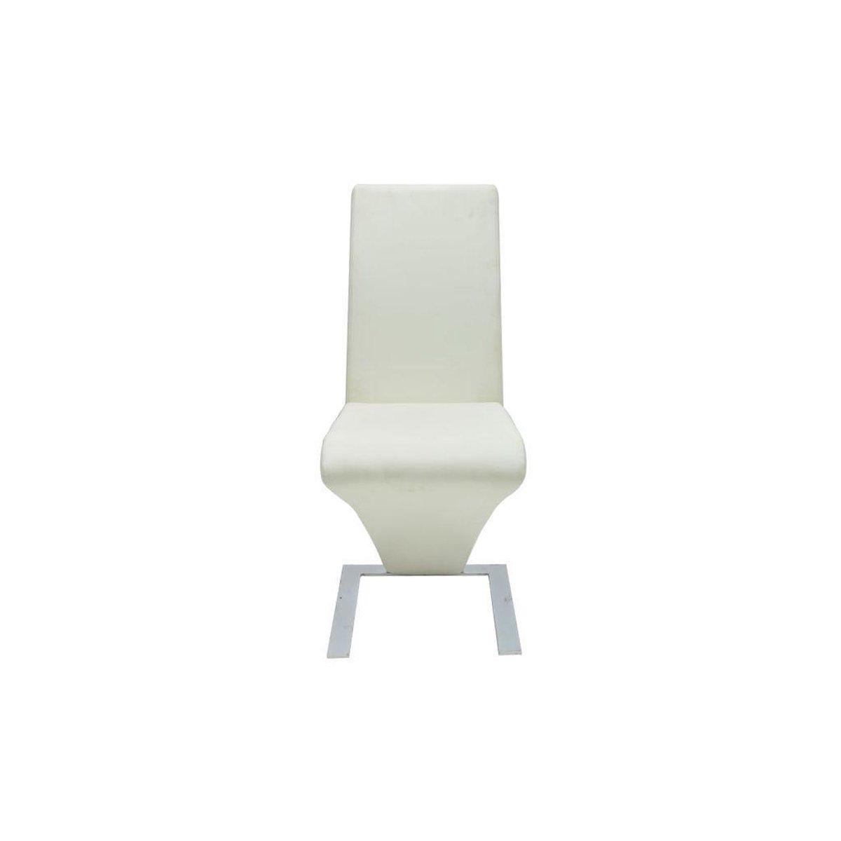 Vidaxl Eetkamerstoelen 2 St Kunstleer - Wit