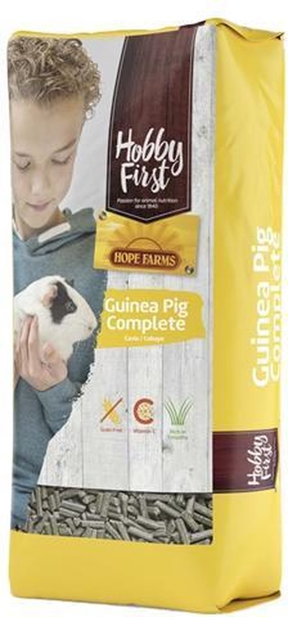 Hobbyfirst Hope Farms Guinea Pig Complete - Caviavoer - 3 kg
