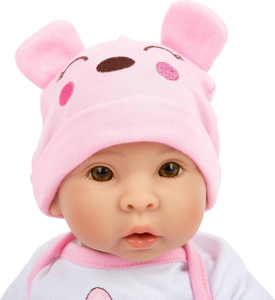 Small Foot Babypop Marie Meisjes 42 Cm/wit 10-delig - Roze