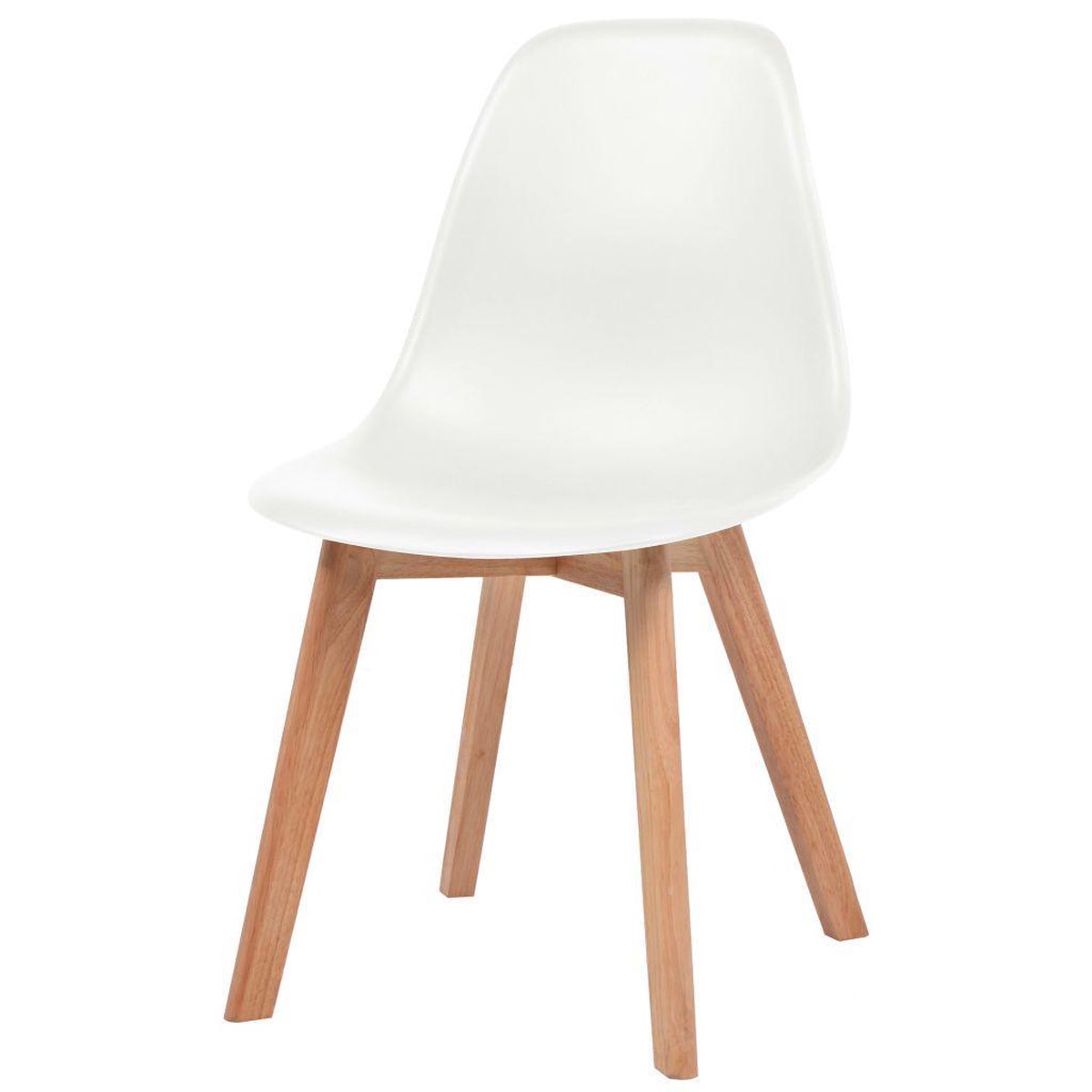 Vidaxl Eetkamerstoelen 2 St Kunststof - Wit