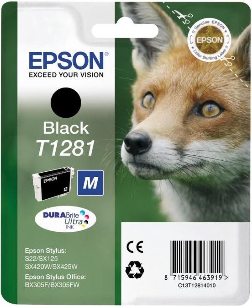 Epson Epson T1281 - Inktcartridge / - Zwart