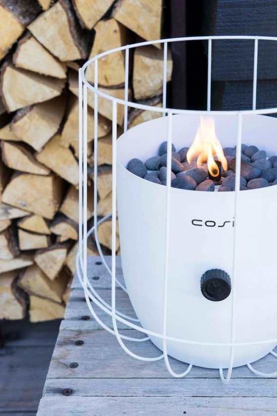 Cosi Fires Cosiscoop Basket Gaslantaarn - Wit