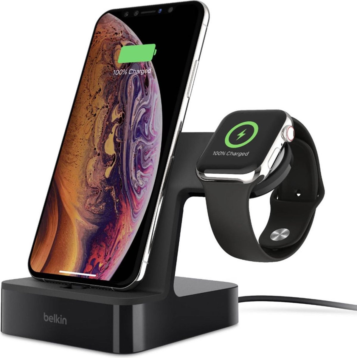 Belkin PowerHouse Docking Station iPhone + Apple Watch - Negro