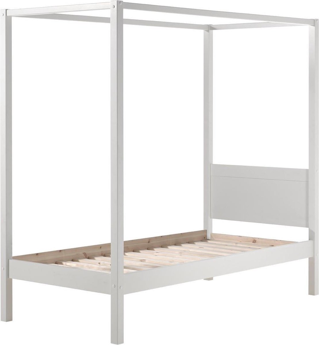 Vipack Pino Hemelbed 90 x 200 cm - Wit