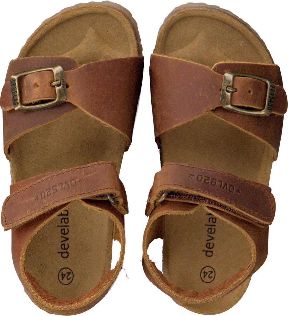 Develab - Jongens Sandalen - Bruin